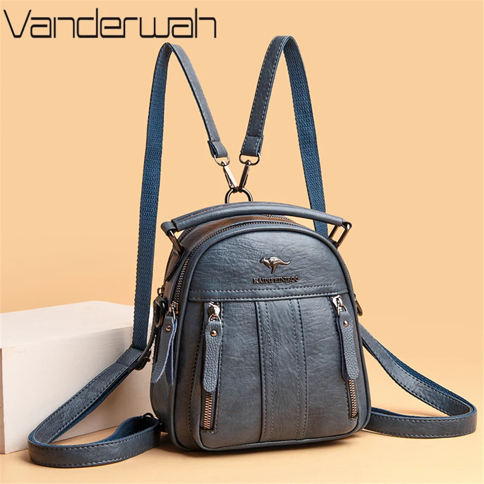 Embroidery Kit Pouch - 4 In 1 Leather Backpacks Multifunction
