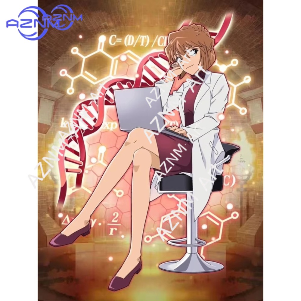 Embroidery Canvas - 1pc Detective Conan Diamond Painting Anime