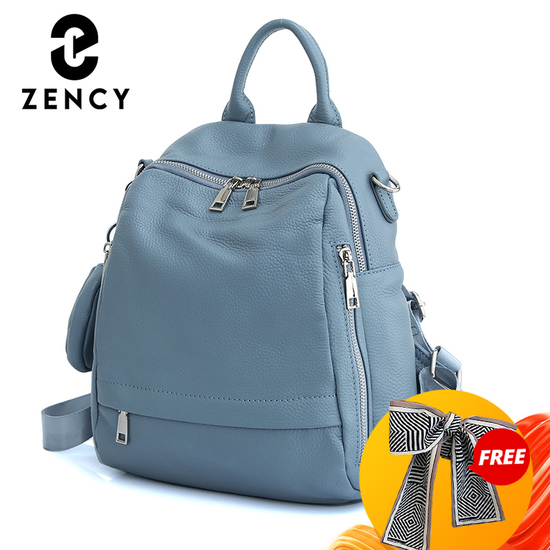 Embroidery Kit Pouch - Zency Women's Genuine Leather Backpack High-Quality