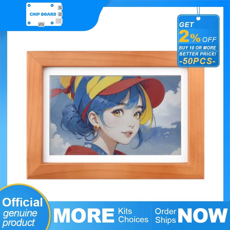 Frame Display Wood - Waveshare ESP32-S3 PhotoPainter: 7.3