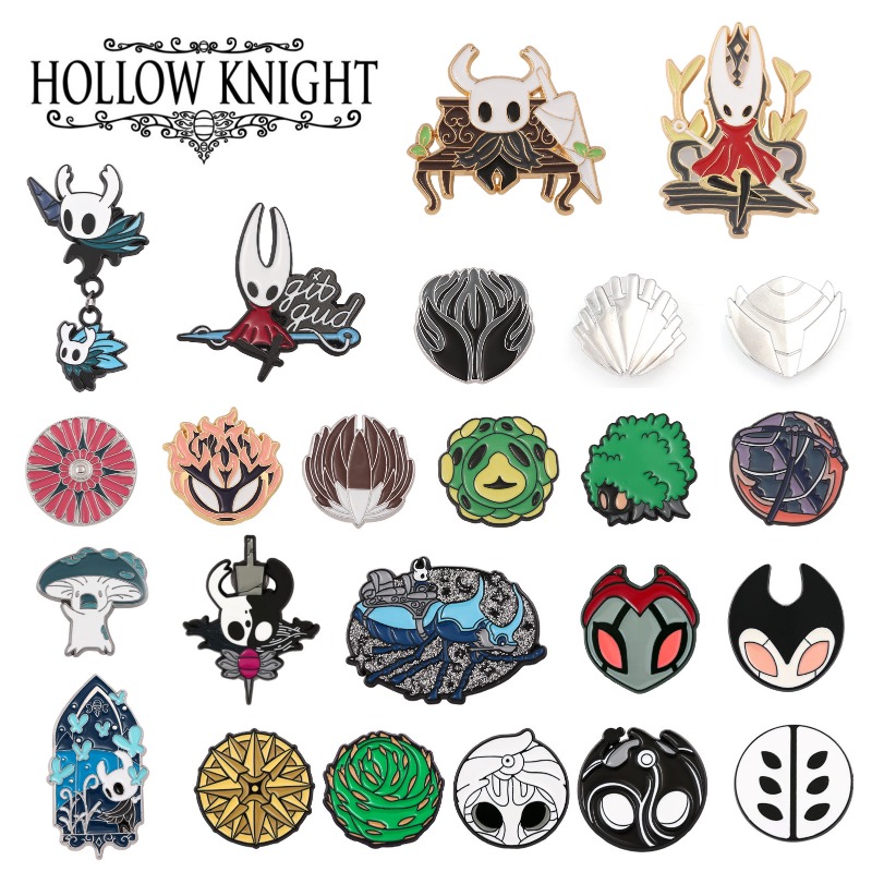 Embroidery Wallpaper - Hollow Knight Alloy Drip Oil Enamel