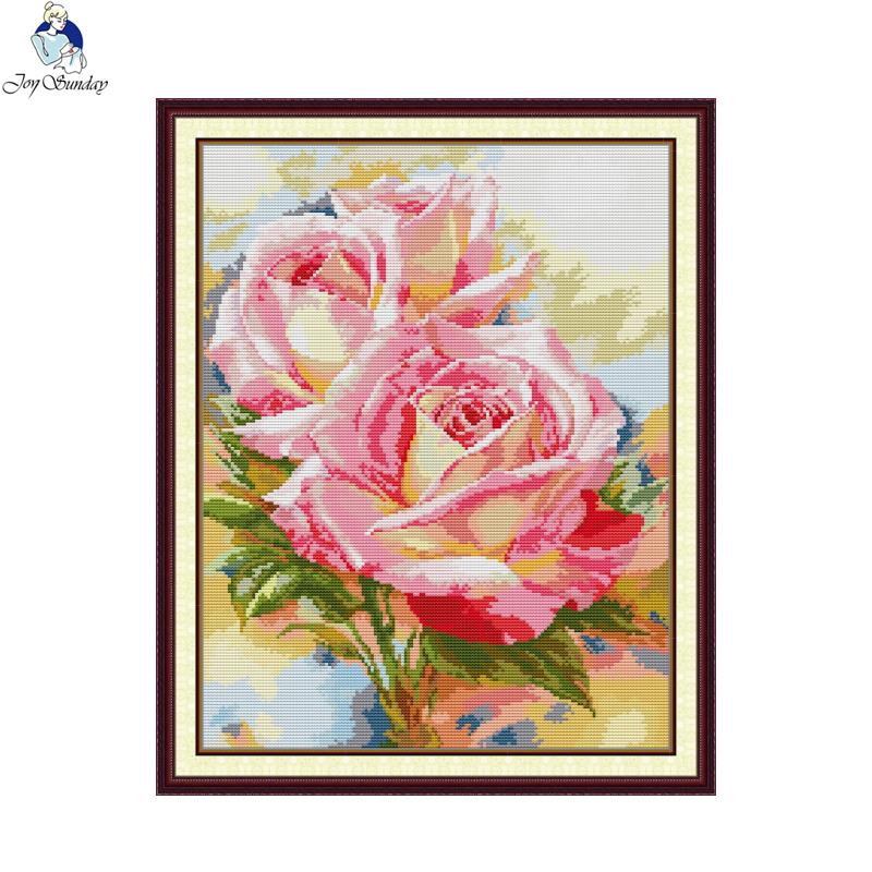 Embroidery Rose Stitch - Joy Sunday Cross Stitch Kit DIY