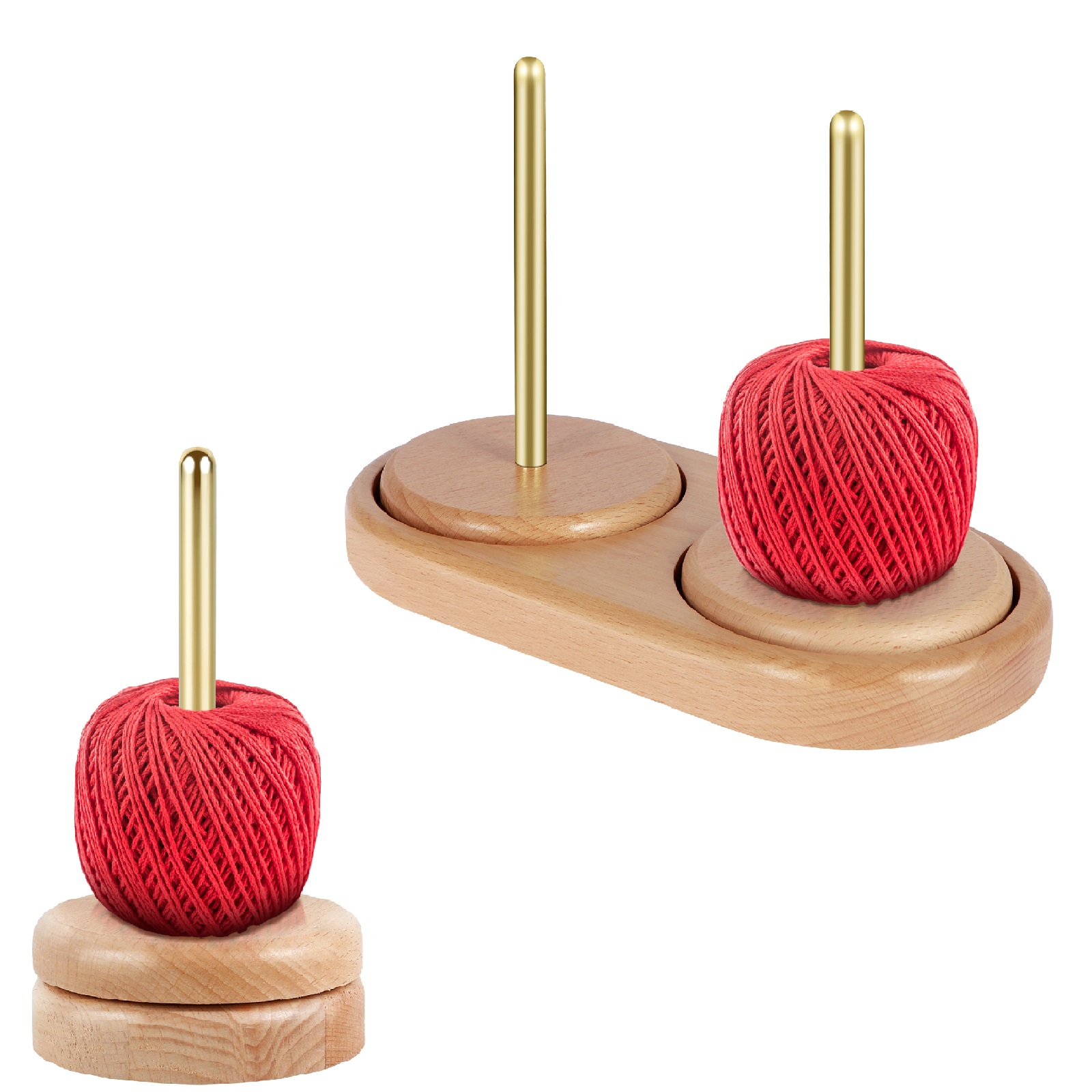 Embroidery Yarn - Yarn Ball Holder Rotatable Wool Ball