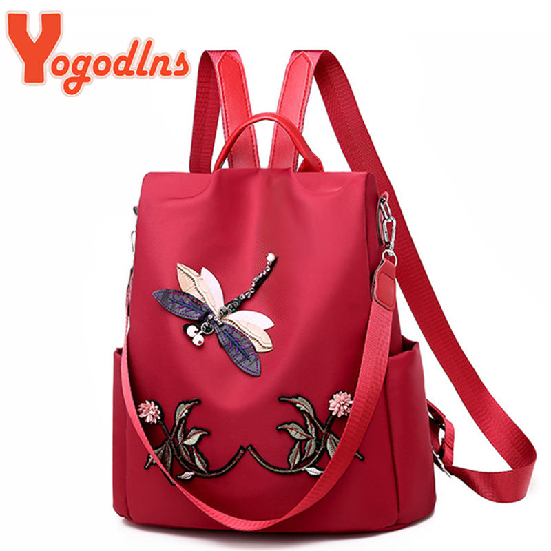 Embroidery Kit Pouch - Yogodlns Fashion Embroidery Backpack Women Waterproof