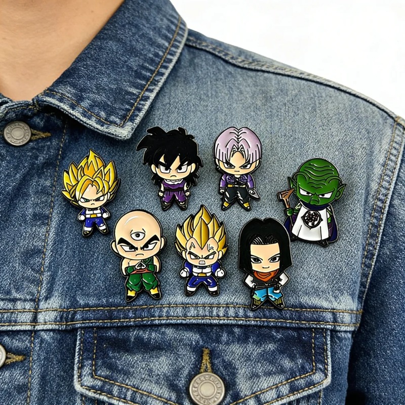 7pcs Set Cute Manga Brooches f - Embroidery Wallpaper ulasan dan harga