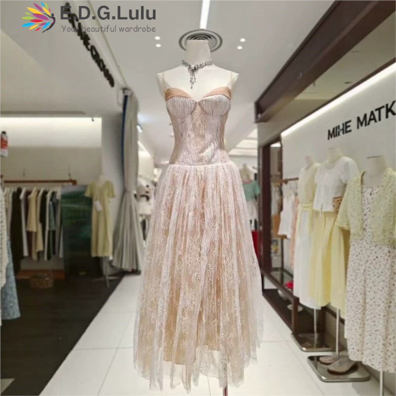EDGLuLu  Strapless Sleeveless  - Embroidery H&M ulasan dan harga
