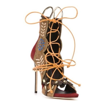 Thin High Heel Peep Toe Design - Embroidery Design ulasan dan harga