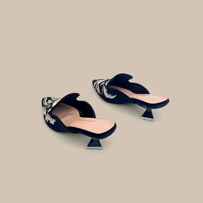 Embroidery Velour Women Shoes  - Embroidery Design ulasan dan harga