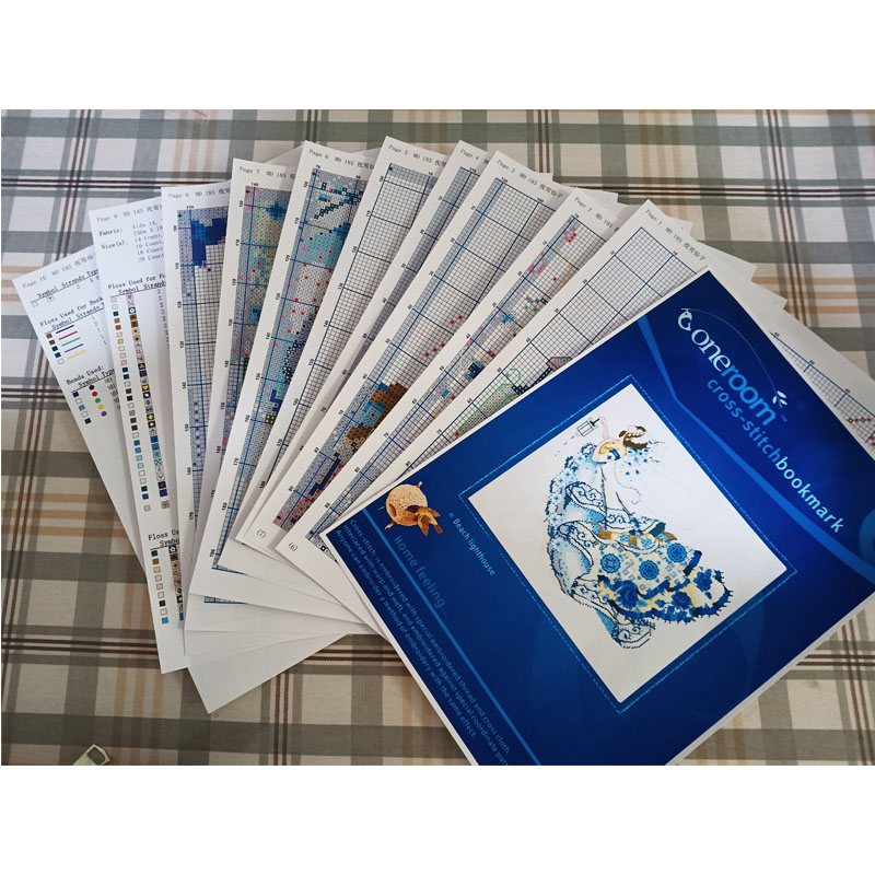 Cross Stitch Canvas Kit, DIY E - Embroidery Rose Stitch ulasan dan harga