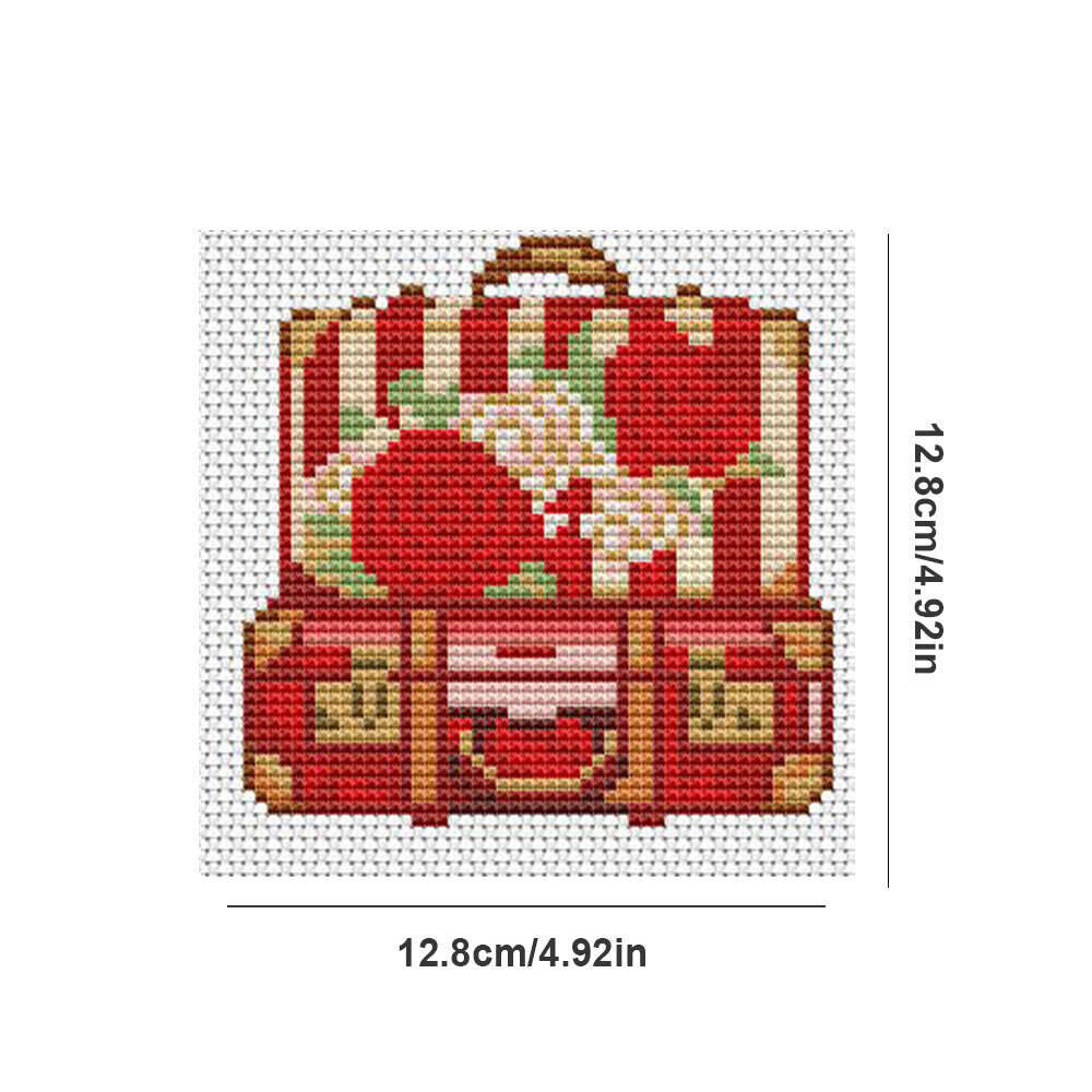 12Pcs Rose Cross Stitch 11Ct P - Embroidery Rose Stitch ulasan dan harga