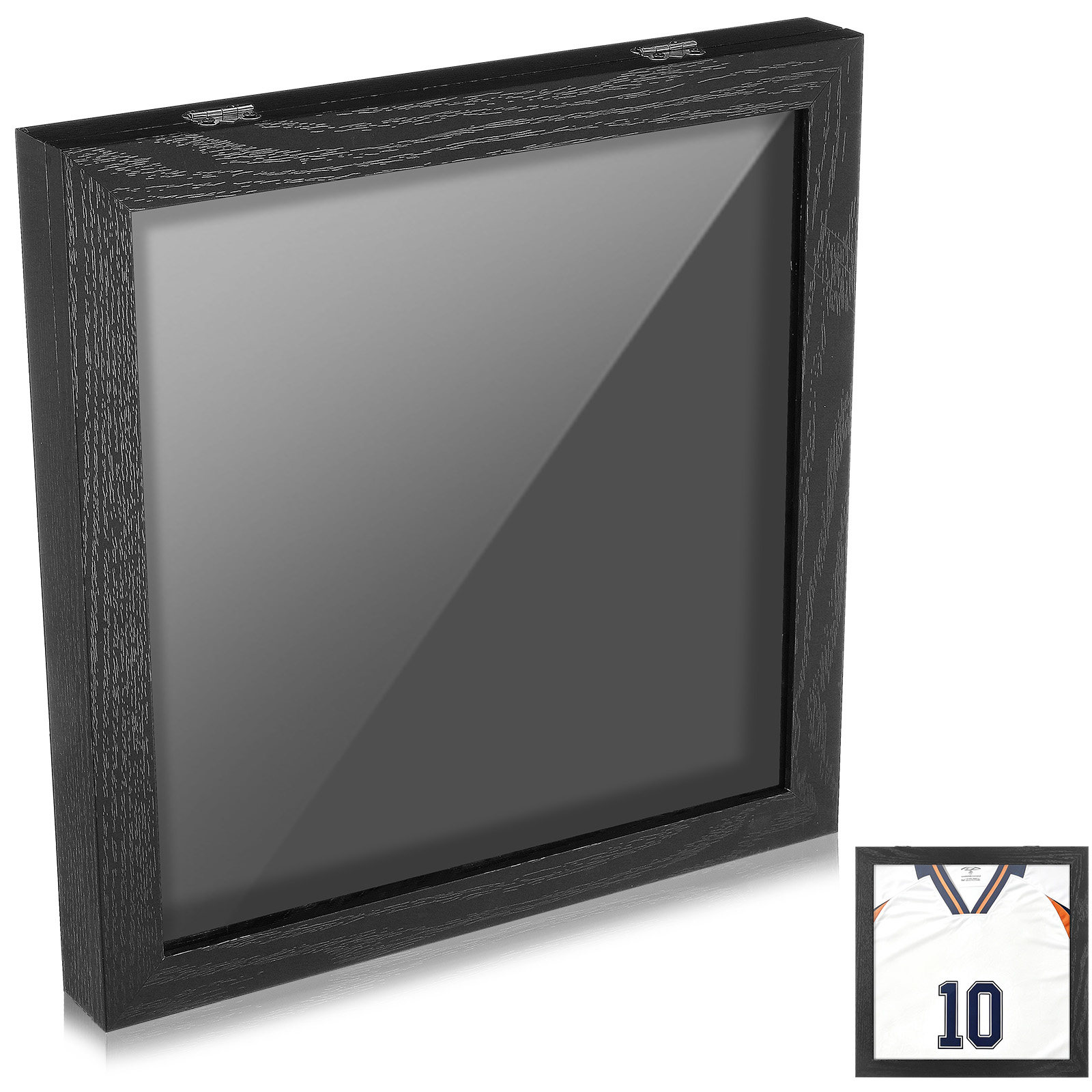 Clear Shadow Case Jersey Photo - Frame Display Wood ulasan dan harga