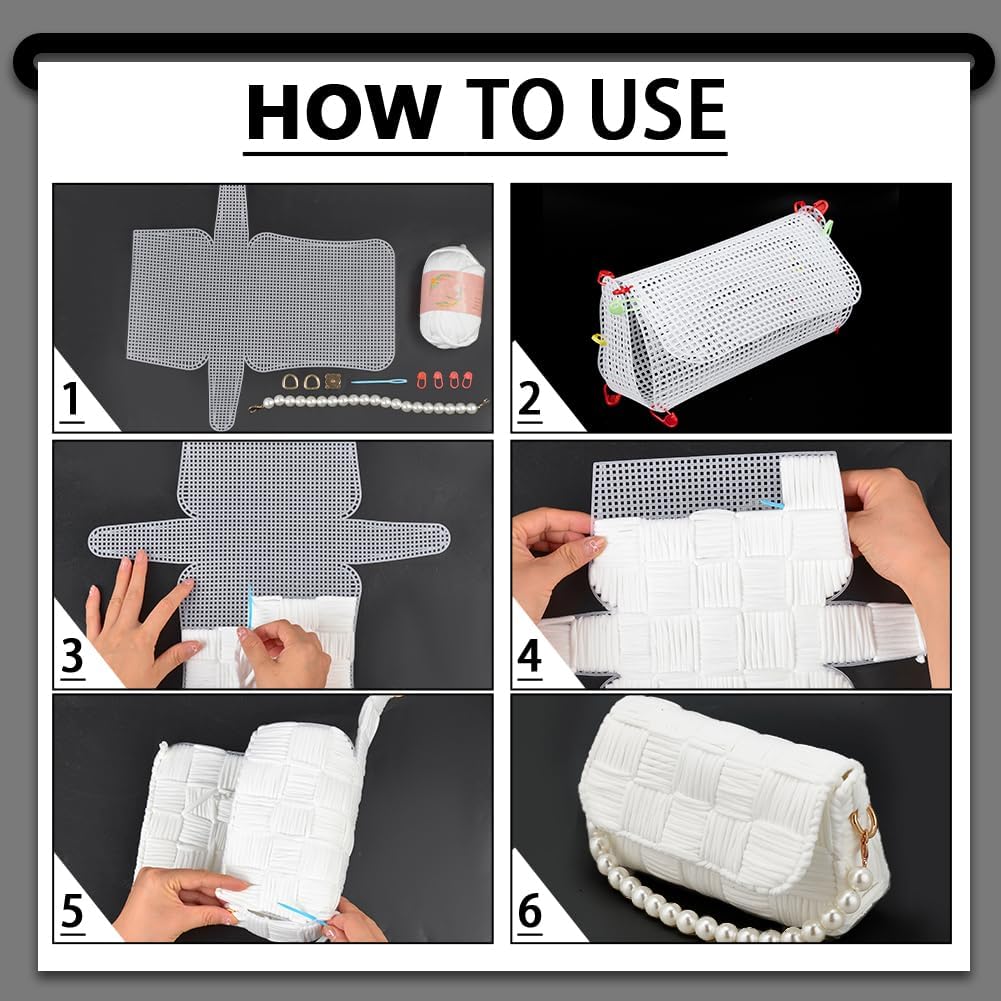 1-4Pcs Plastic Mesh Canvas She - Embroidery Canvas ulasan dan harga