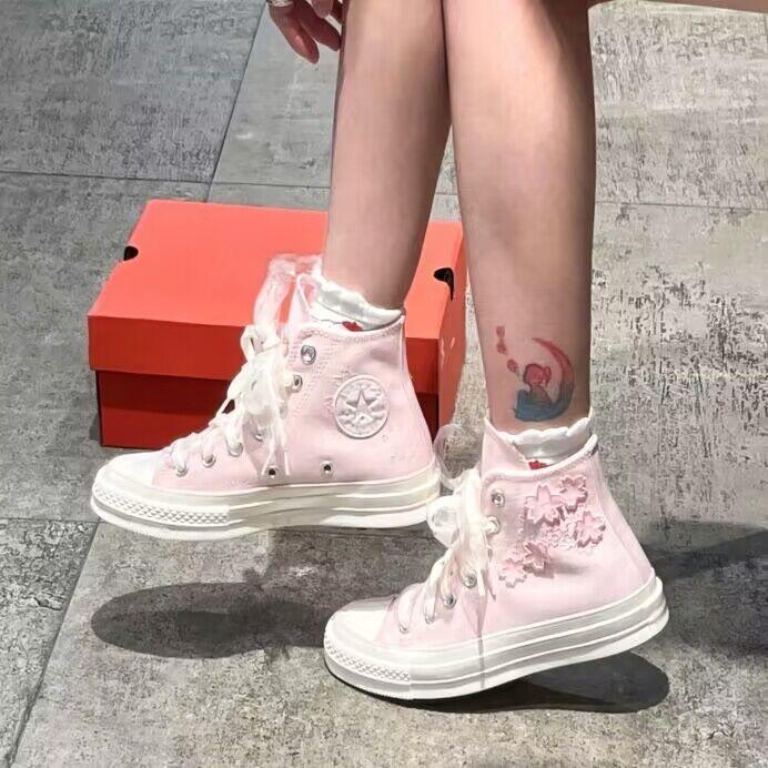 Womens Embroidery Canvas Sneak - Embroidery Canvas ulasan dan harga