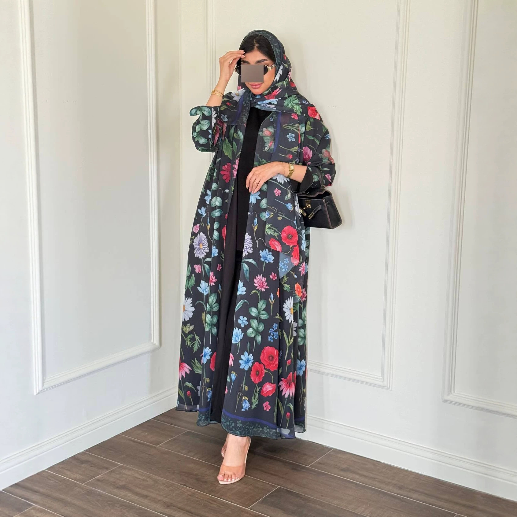 Abaya Hijab Women Eid Party Dr - Embroidery Abaya ulasan dan harga