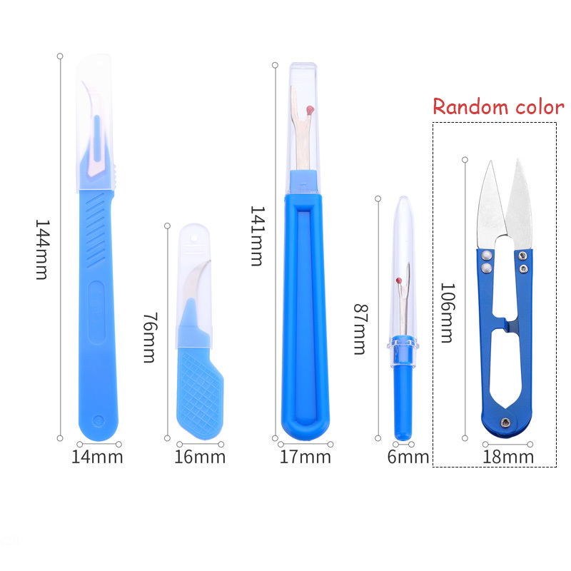 5Pcs Blue Sewing Ripper Kit wi - Embroidery Yarn ulasan dan harga