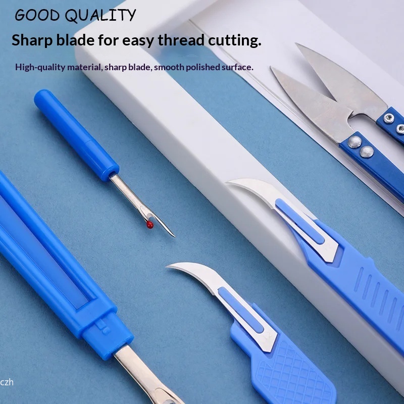 5Pcs Blue Sewing Ripper Kit wi - Embroidery Yarn ulasan dan harga