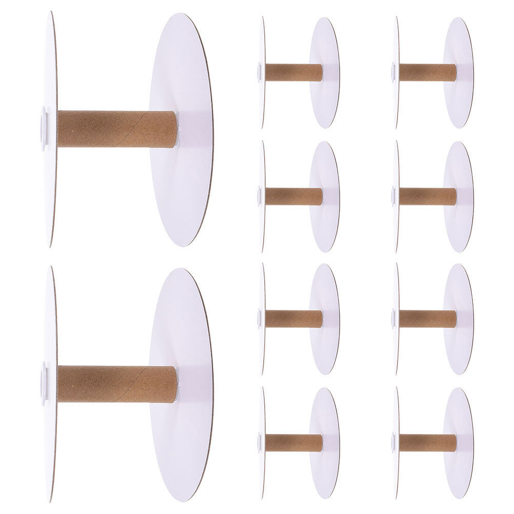 12Pcs Paper Spool Wire Storage - Embroidery Yarn ulasan dan harga