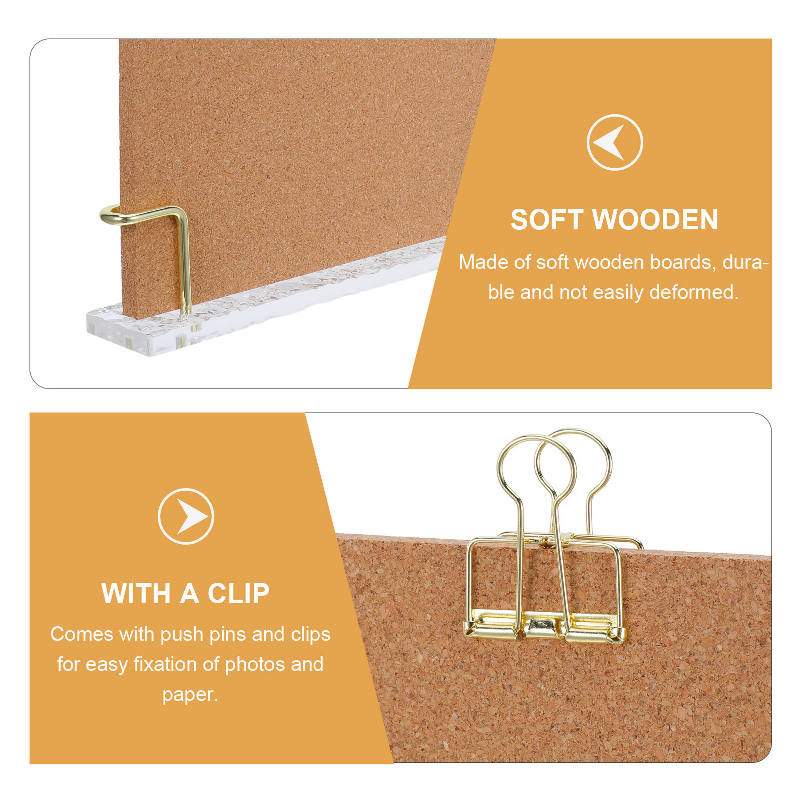 1 Set Small Cork Board For Des - Frame Display Wood ulasan dan harga