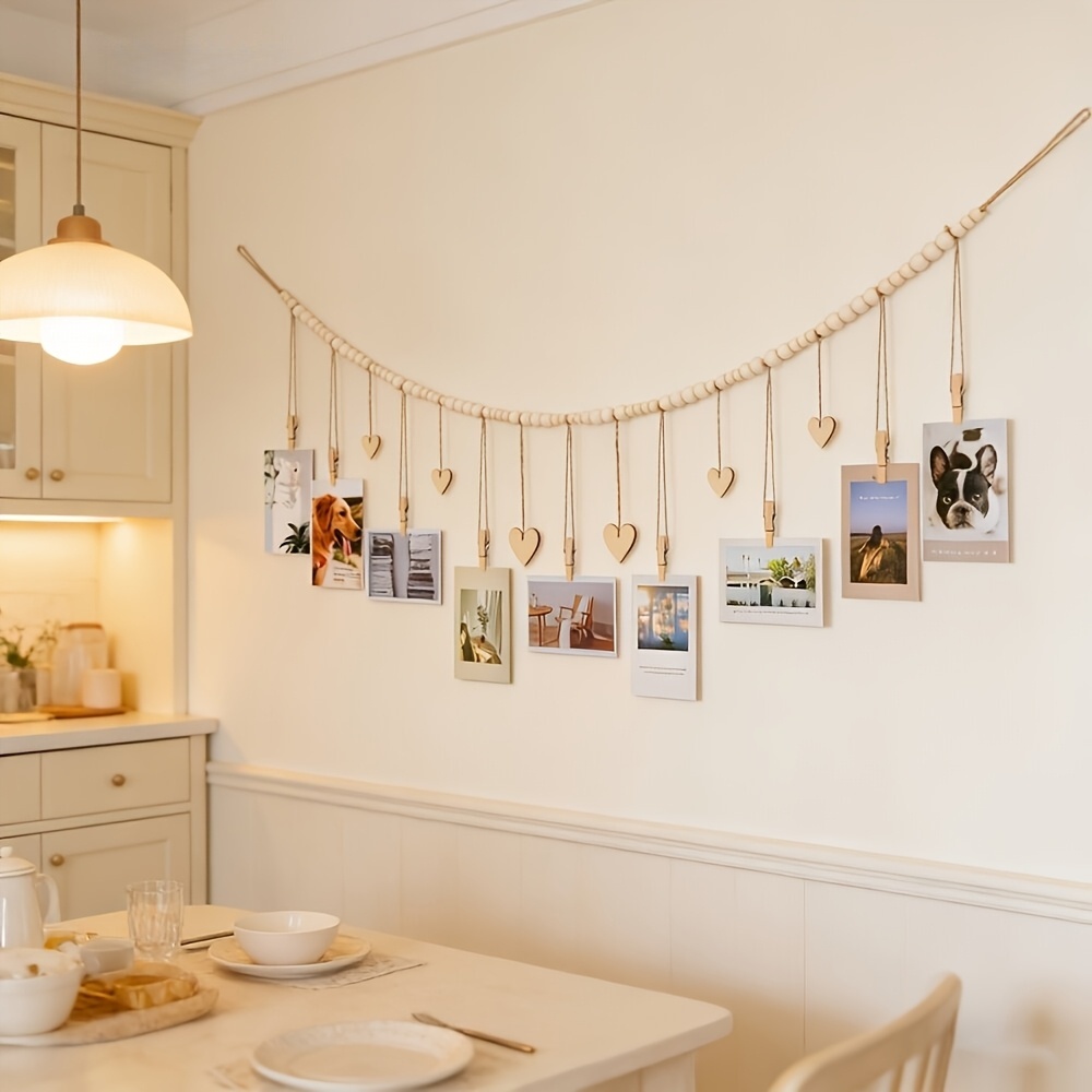 Hanging Photo Display Wall Dec - Frame Display Wood ulasan dan harga