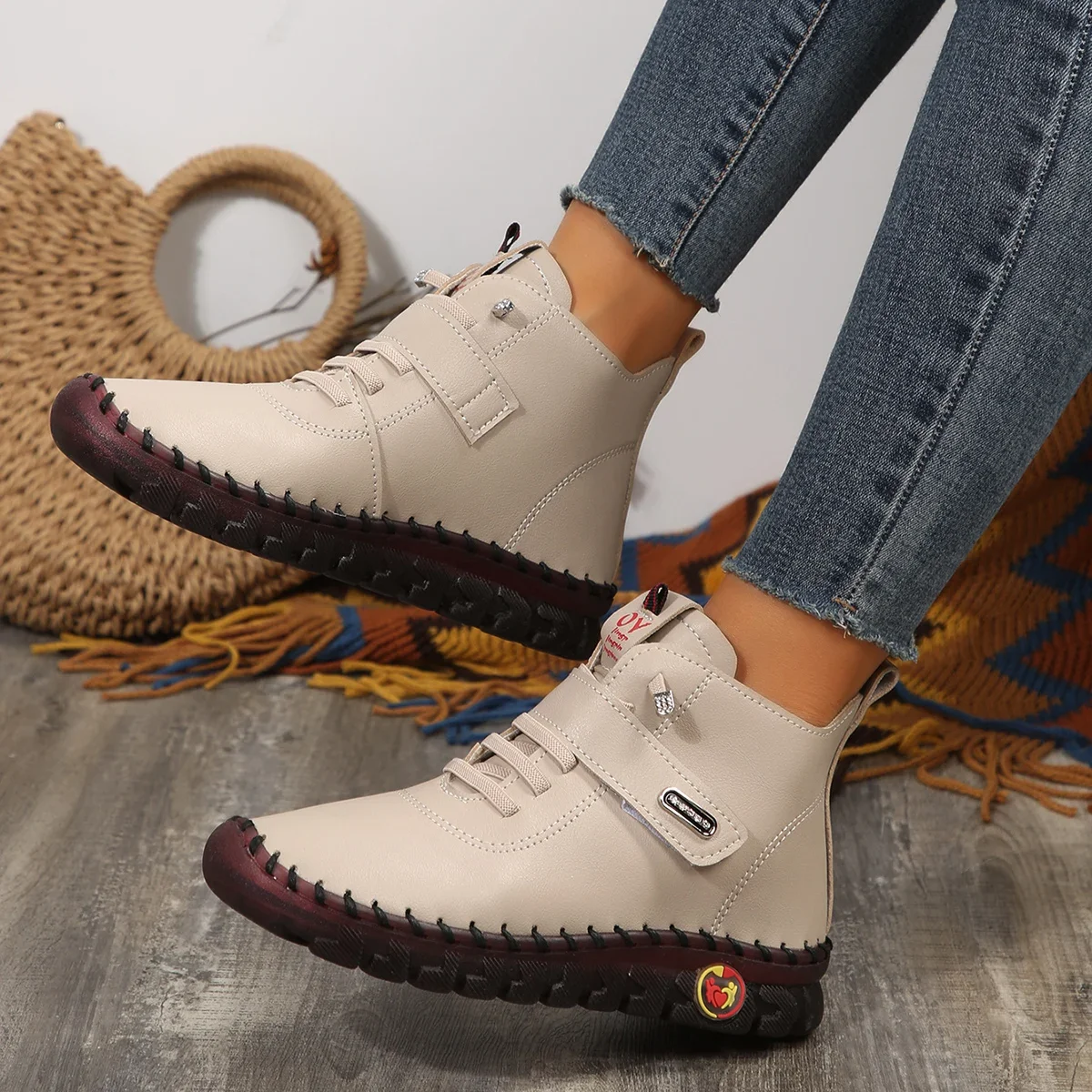 Boots Woman Winter 2025 New Fu - Embroidery Yarn ulasan dan harga