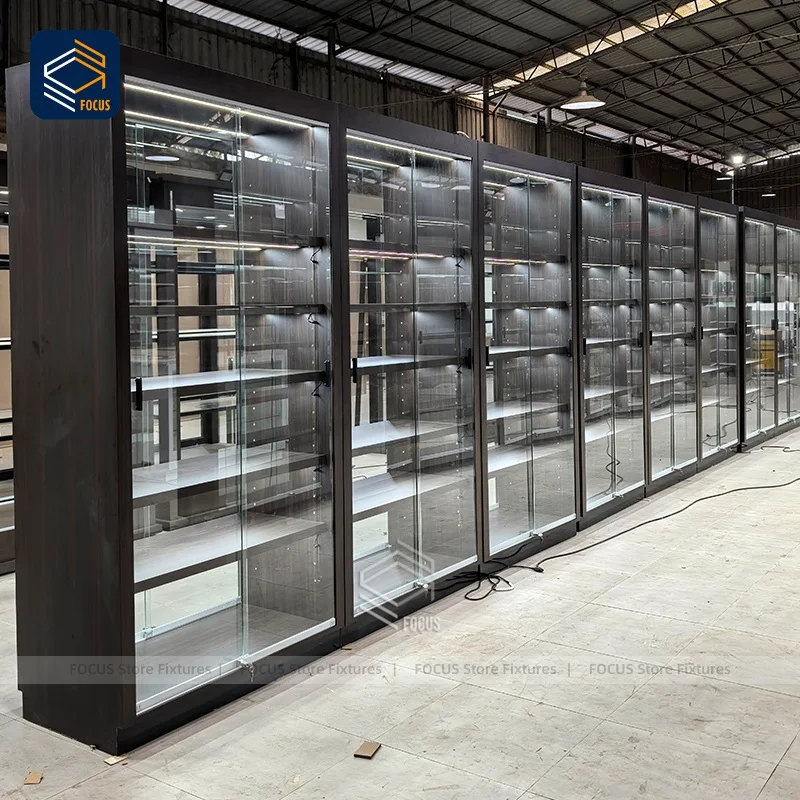 custom.Retail Display Cabinet  - Frame Display Wood ulasan dan harga