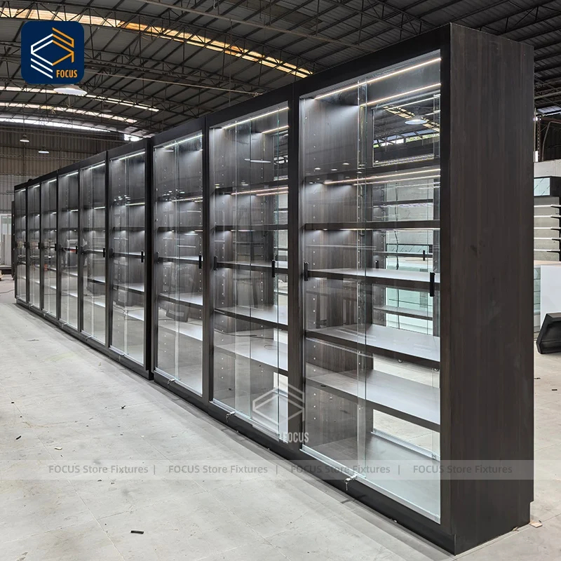 custom.Retail Display Cabinet  - Frame Display Wood ulasan dan harga