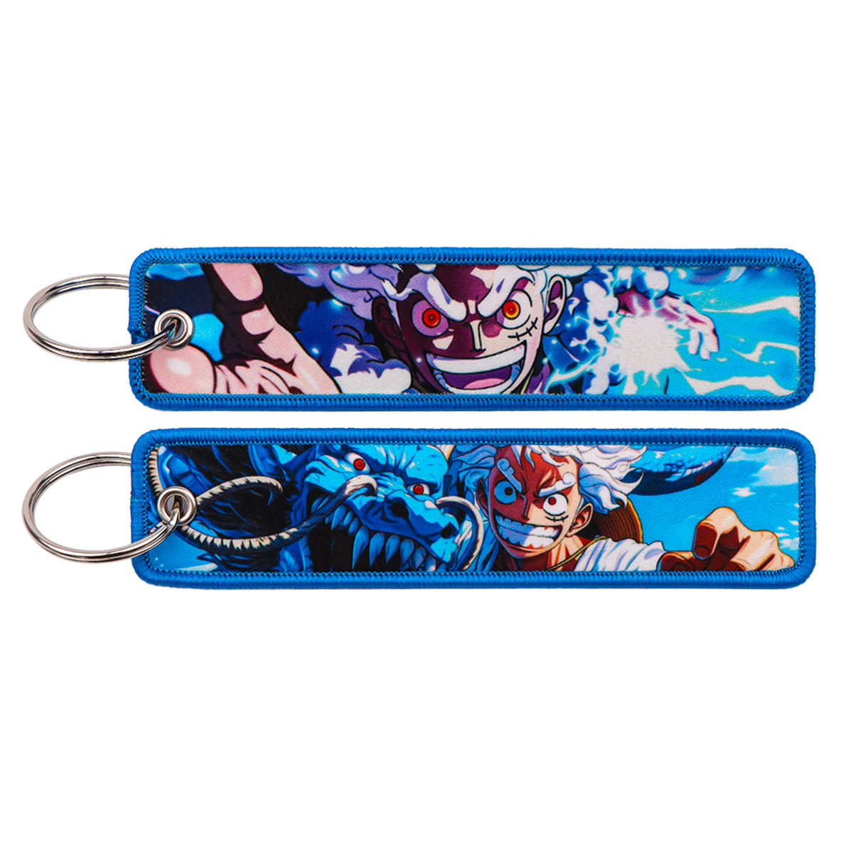 Anime One Piece Embroidery Key - Embroidery Keychain ulasan dan harga