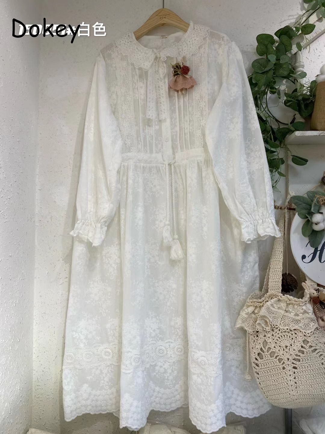 Vintage Embroidery Long Sleeve - Embroidery H&M ulasan dan harga