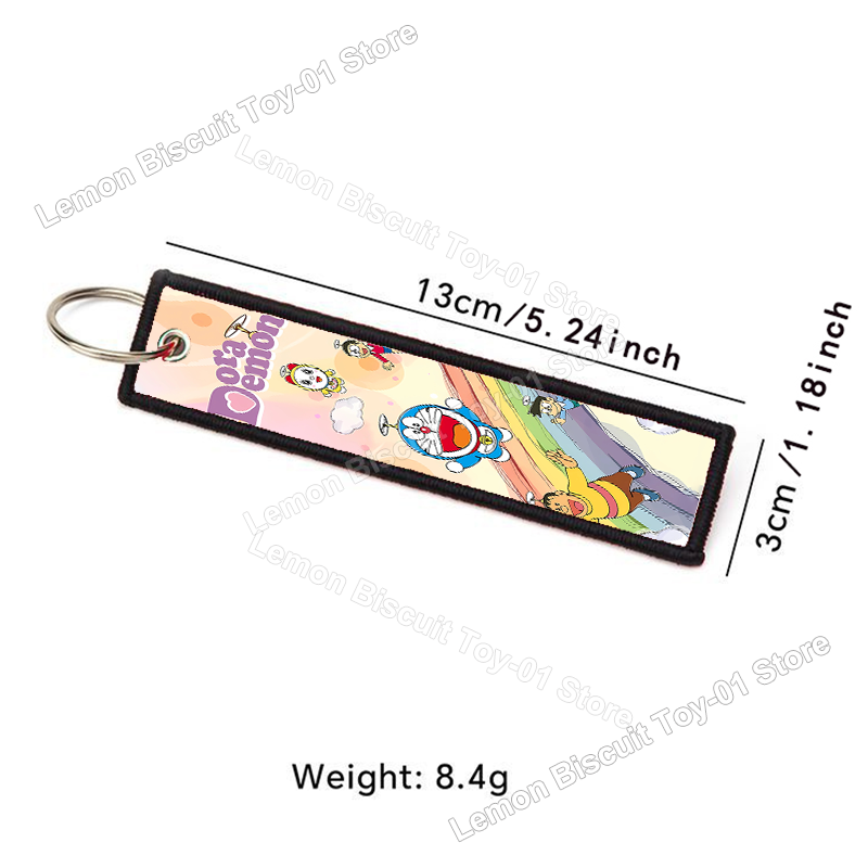 Doraemons Series Key Fobs Hold - Embroidery Keychain ulasan dan harga