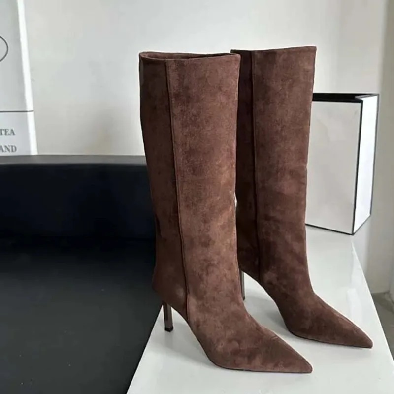 Luxury Women Long Boots Fashio - Embroidery Design ulasan dan harga