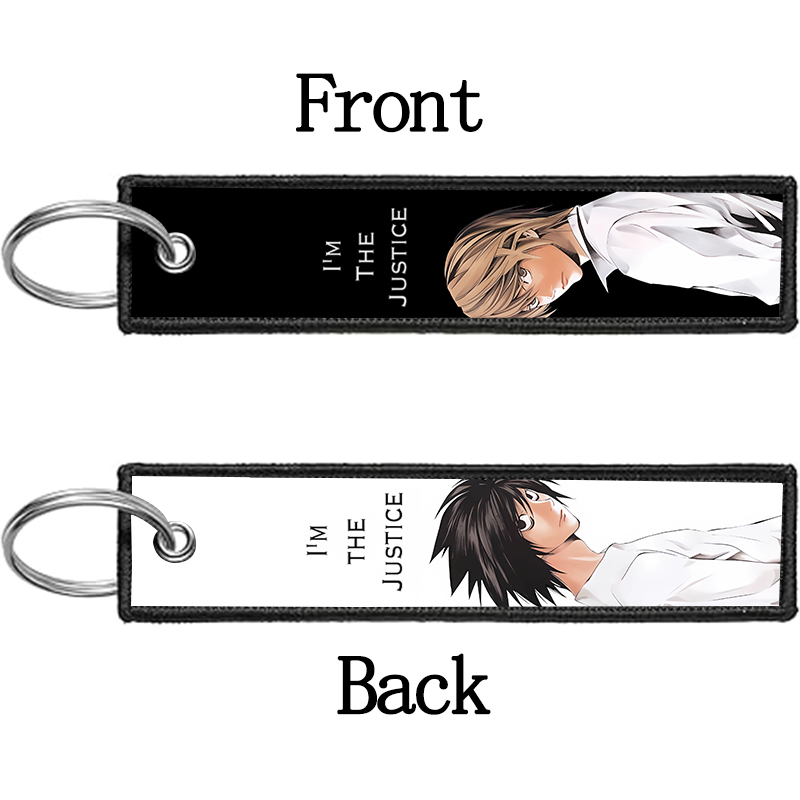 Death Note Ryuuku Ryuk Rem Emb - Embroidery Keychain ulasan dan harga