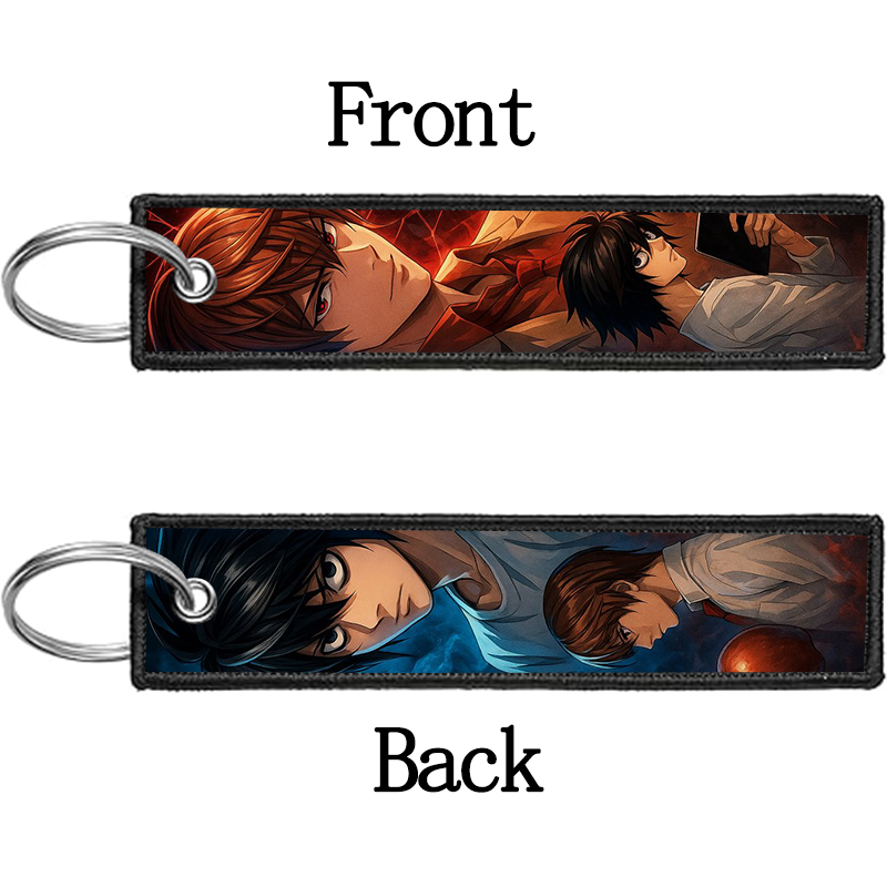 Death Note Ryuuku Ryuk Rem Emb - Embroidery Keychain ulasan dan harga