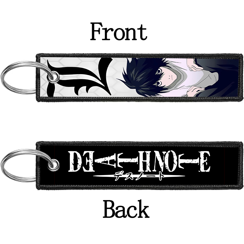 Death Note Ryuuku Ryuk Rem Emb - Embroidery Keychain ulasan dan harga