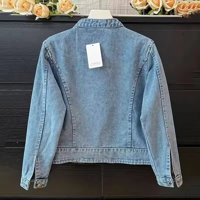 2025 Spring Autumn New Fashion - Embroidery Jacket Jeans ulasan dan harga