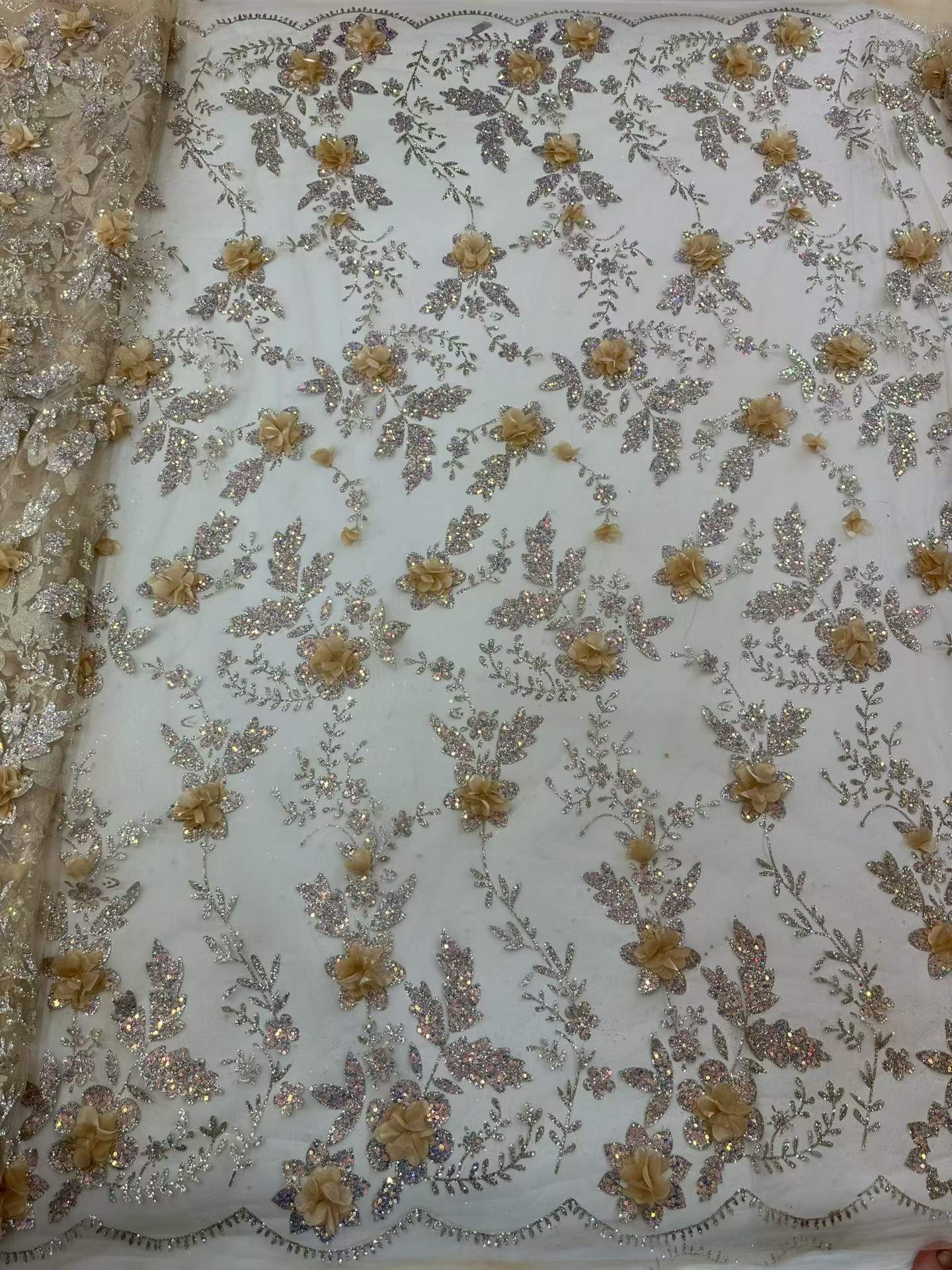 African Lace Fabric Embroidere - Embroidery Abaya ulasan dan harga