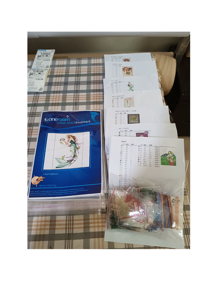Cross Stitch Kits Cross Stitch - Embroidery Rose Stitch ulasan dan harga