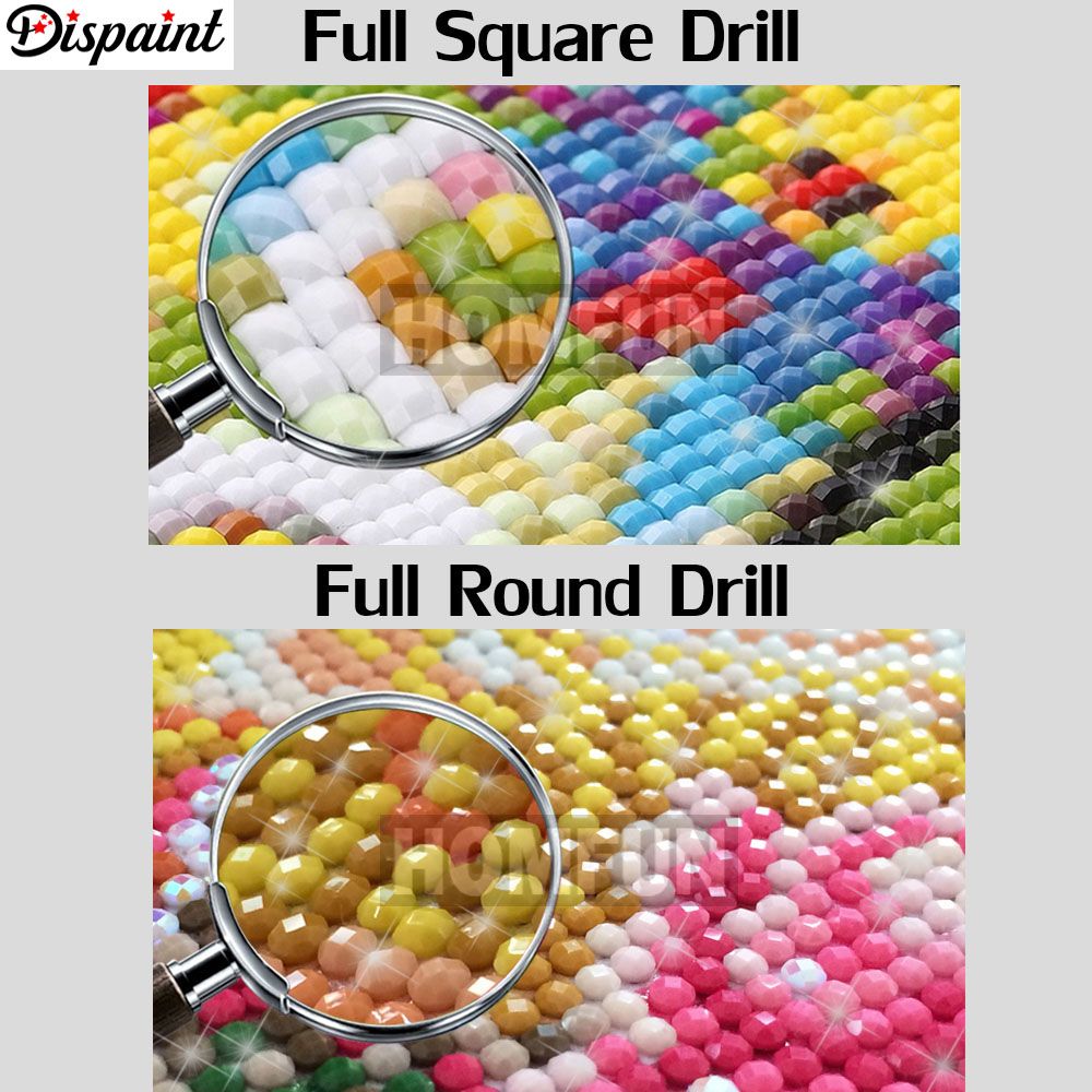 Dispaint Full Square/Round Dri - Embroidery Rose Stitch ulasan dan harga