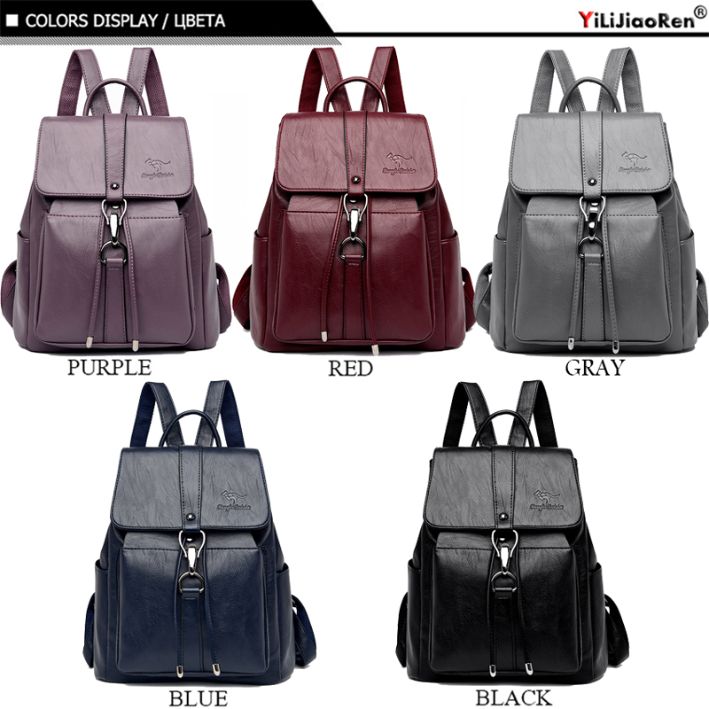 Anti Theft Backpack Women Shou - Embroidery Kit Pouch ulasan dan harga