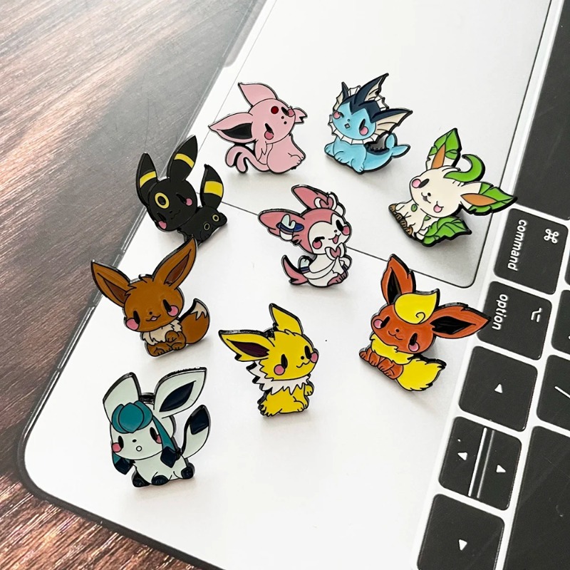 Hot 9 Pcs Anime Elf Brooch Set - Embroidery Wallpaper ulasan dan harga