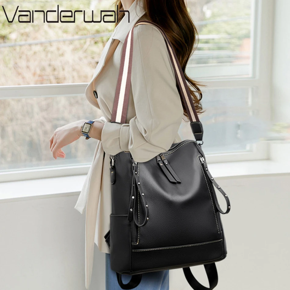 Brand Luxury Backpacks Soft Le - Embroidery Kit Pouch ulasan dan harga