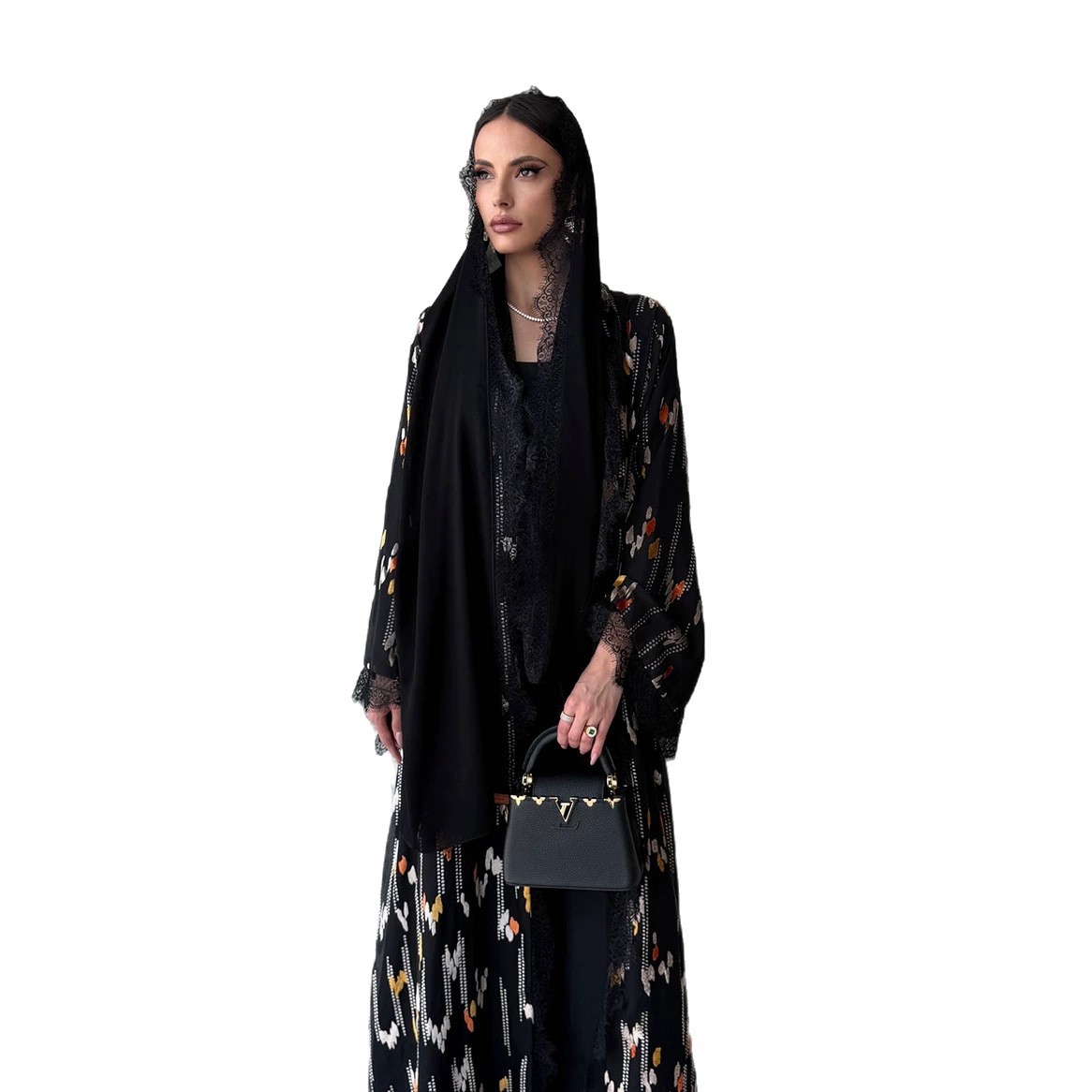 Eid Women Dress Hijab 2 Piece  - Embroidery Abaya ulasan dan harga
