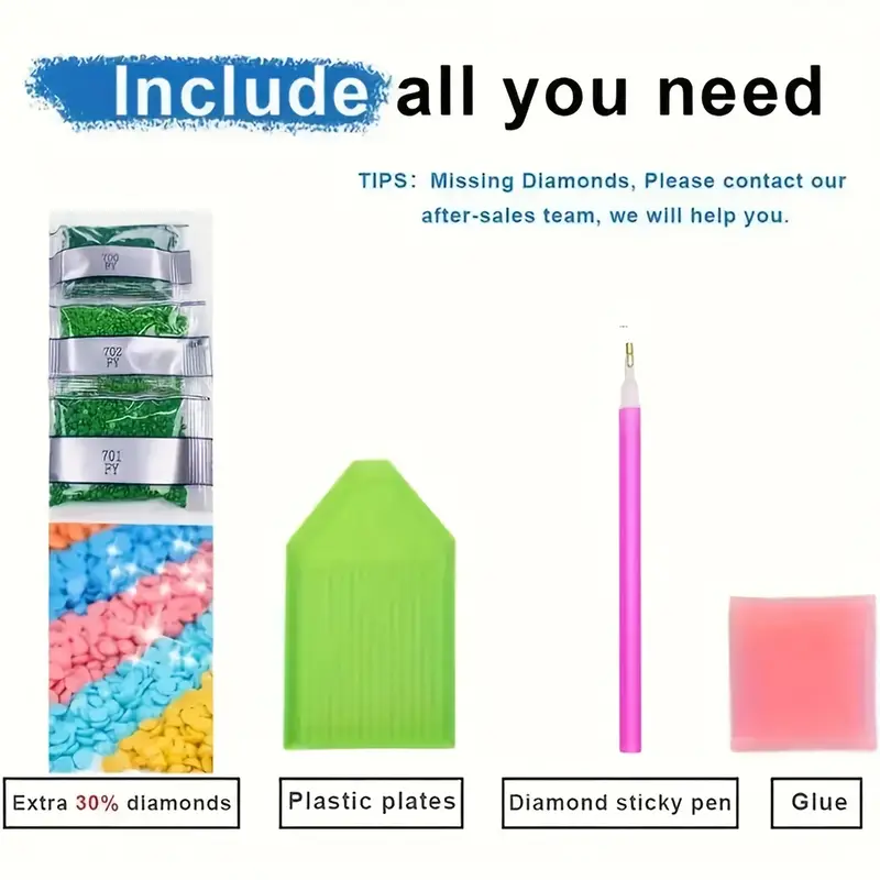 5D Diamond Painting Set, Color - Embroidery H&M ulasan dan harga