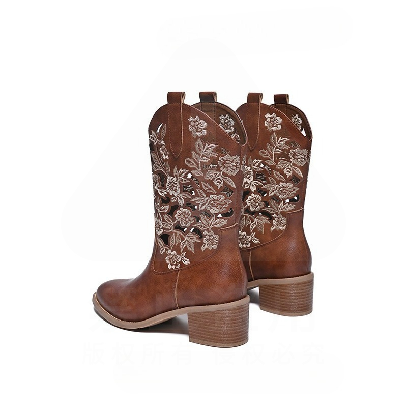 Retro Women Shoes Exquisite Ge - Embroidery Design ulasan dan harga