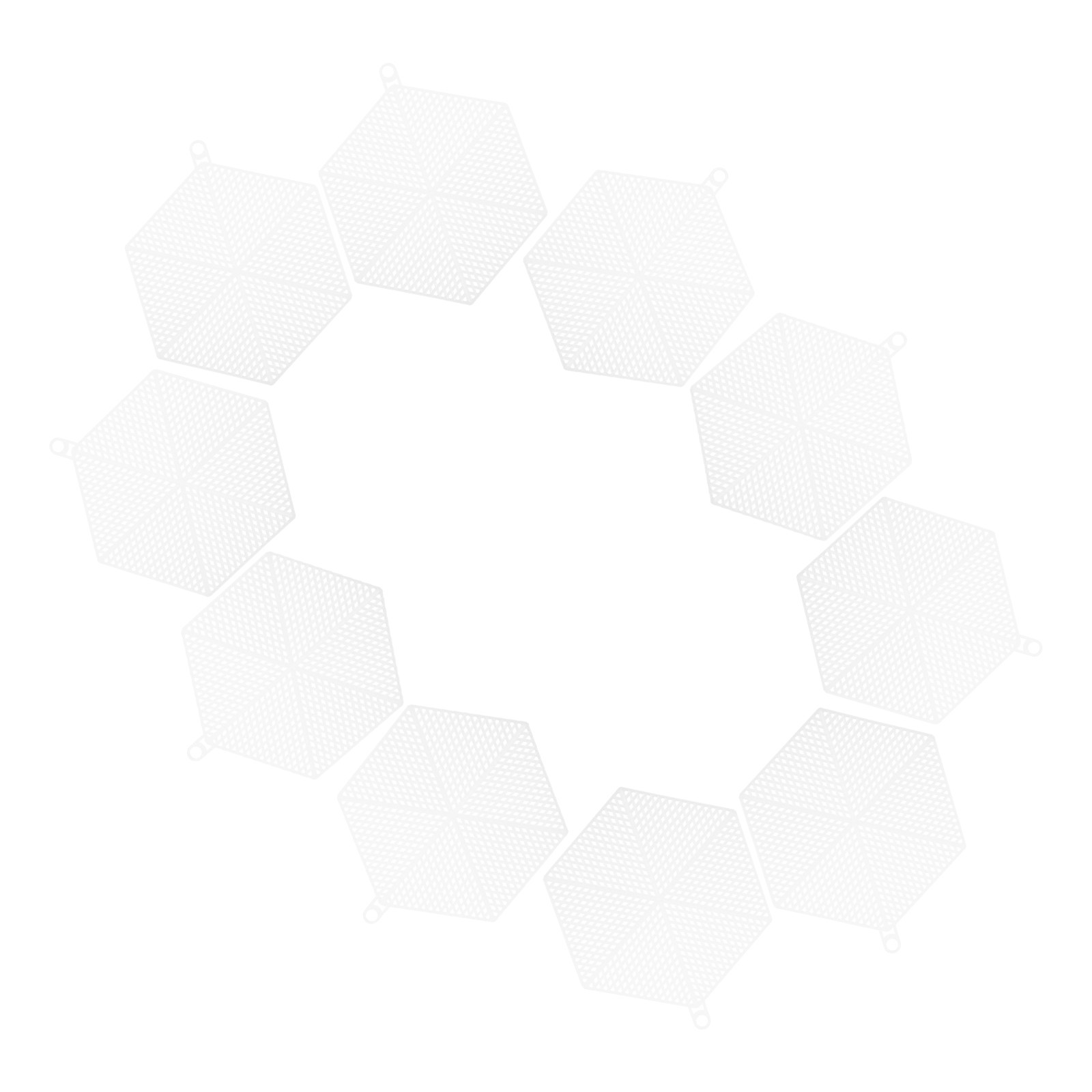 10Pcs 3D Embroidery Mesh Grid  - Embroidery Sheet ulasan dan harga