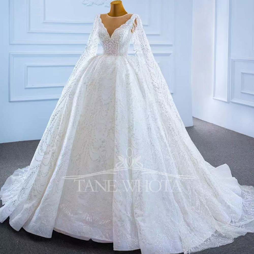 Vestido Casamento 2025 O-Neck  - Embroidery White Dress ulasan dan harga