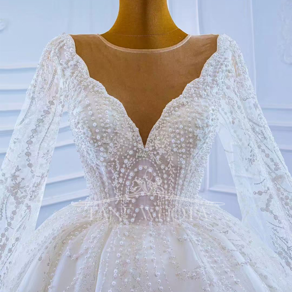 Vestido Casamento 2025 O-Neck  - Embroidery White Dress ulasan dan harga