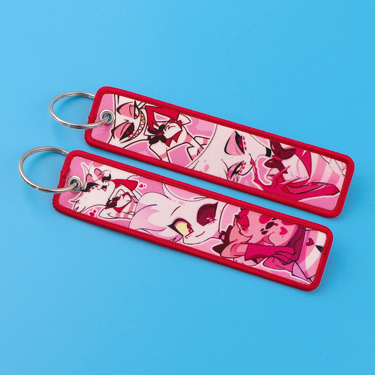 Anime Hazbin Hotel Embroidery  - Embroidery Keychain ulasan dan harga