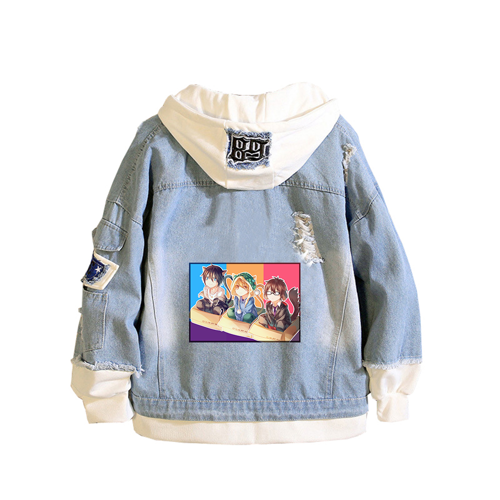 Noragami ARAGOTO Print Women D - Embroidery Jacket Jeans ulasan dan harga