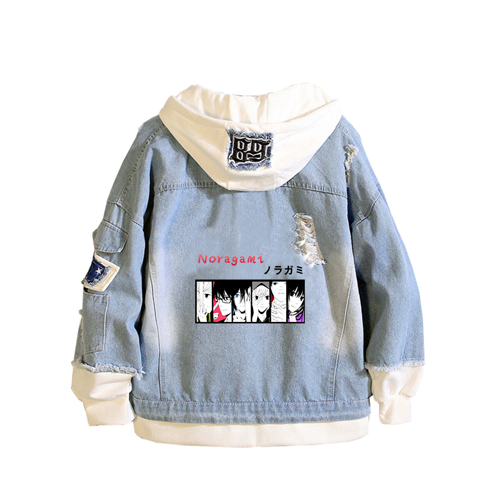 Noragami ARAGOTO Print Women D - Embroidery Jacket Jeans ulasan dan harga
