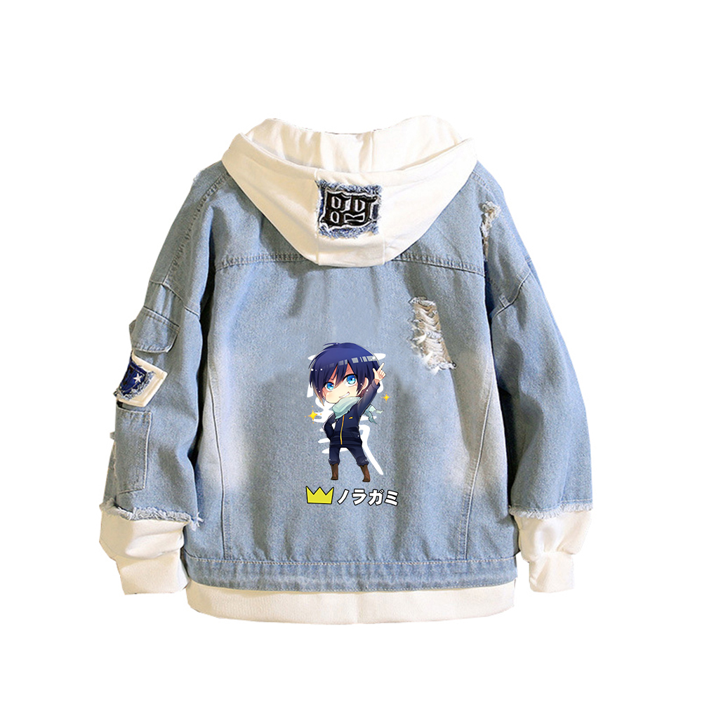 Noragami ARAGOTO Print Women D - Embroidery Jacket Jeans ulasan dan harga